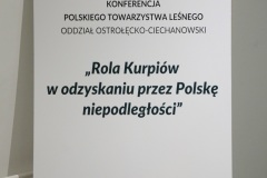 Poster „Rola Kurpiów w odzyskaniu przez Polskę niepodległości”