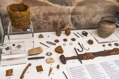Zabytki archeologiczne w gablocie