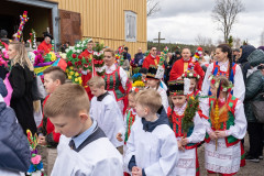 Procesja w Niedzielę Palmową.