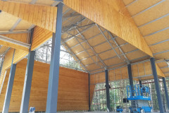 Scena plenerowa w budowie