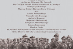 Plakat wystawy „Przybyli ułani do Ostrołęki”