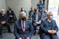 Uczestnicy uroczystej mszy św. w intencji powstańców poległych w bitwie pod Ostrołęką w 1831 r.