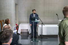 Recytowanie wiersza w Pomniku Mauzoleum
