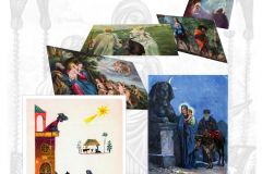 Narodziny_Jezusa_i_ucieczka_Swietej_Rodziny_do_Egiptu_na_pocztowkach_z_kolekcji_Mariana_Solobodowskiego