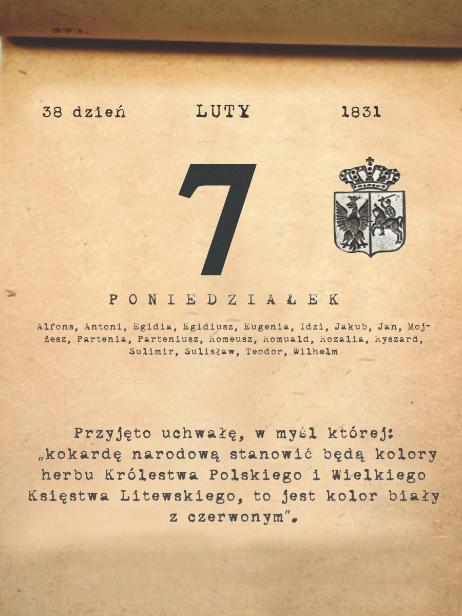 Kalendarz powstania listopadowego. 07.02.1831 r.