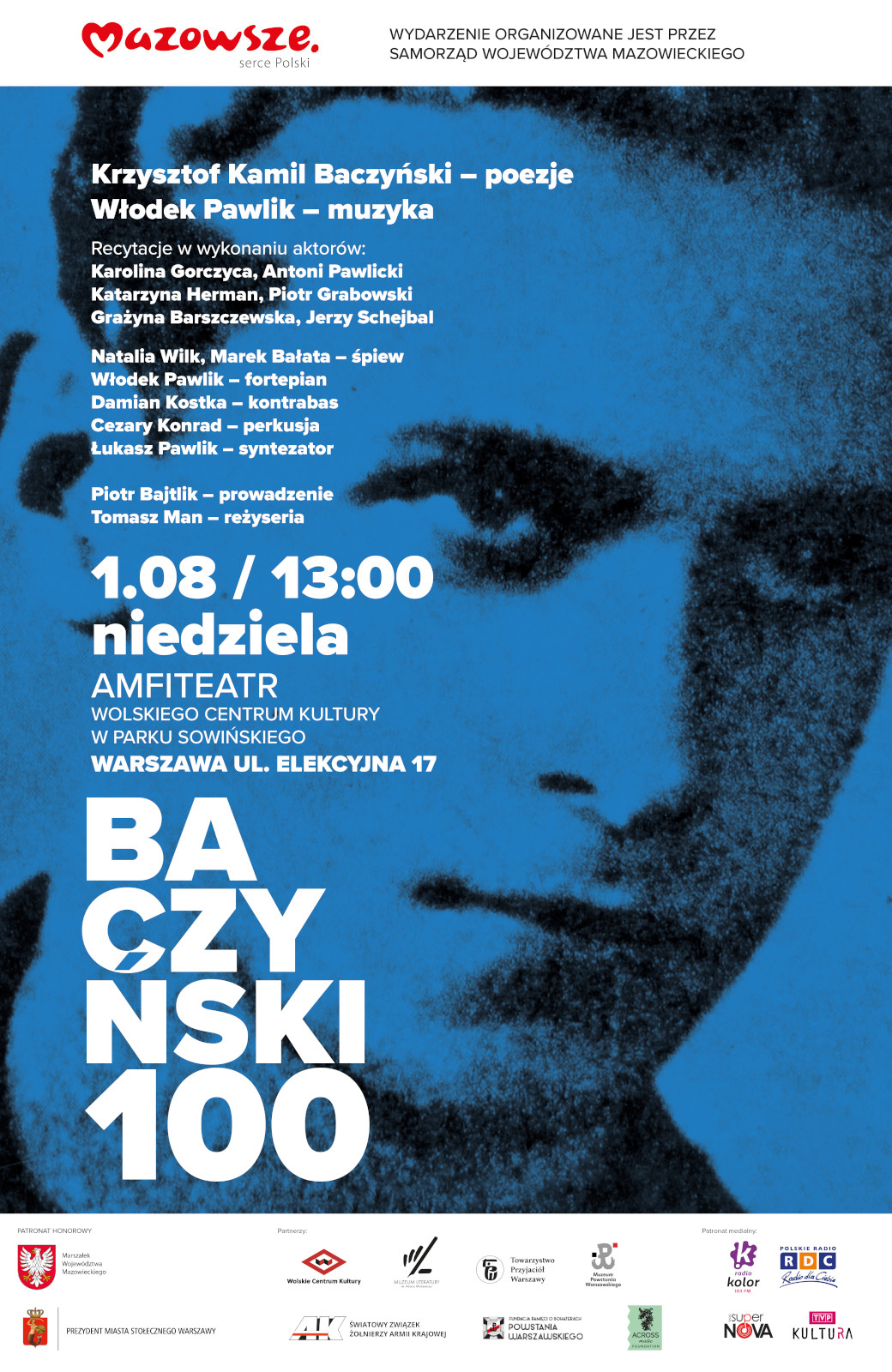 Koncert z okazji 100. rocznicy urodzin Krzysztofa Kamila Baczyńskiego