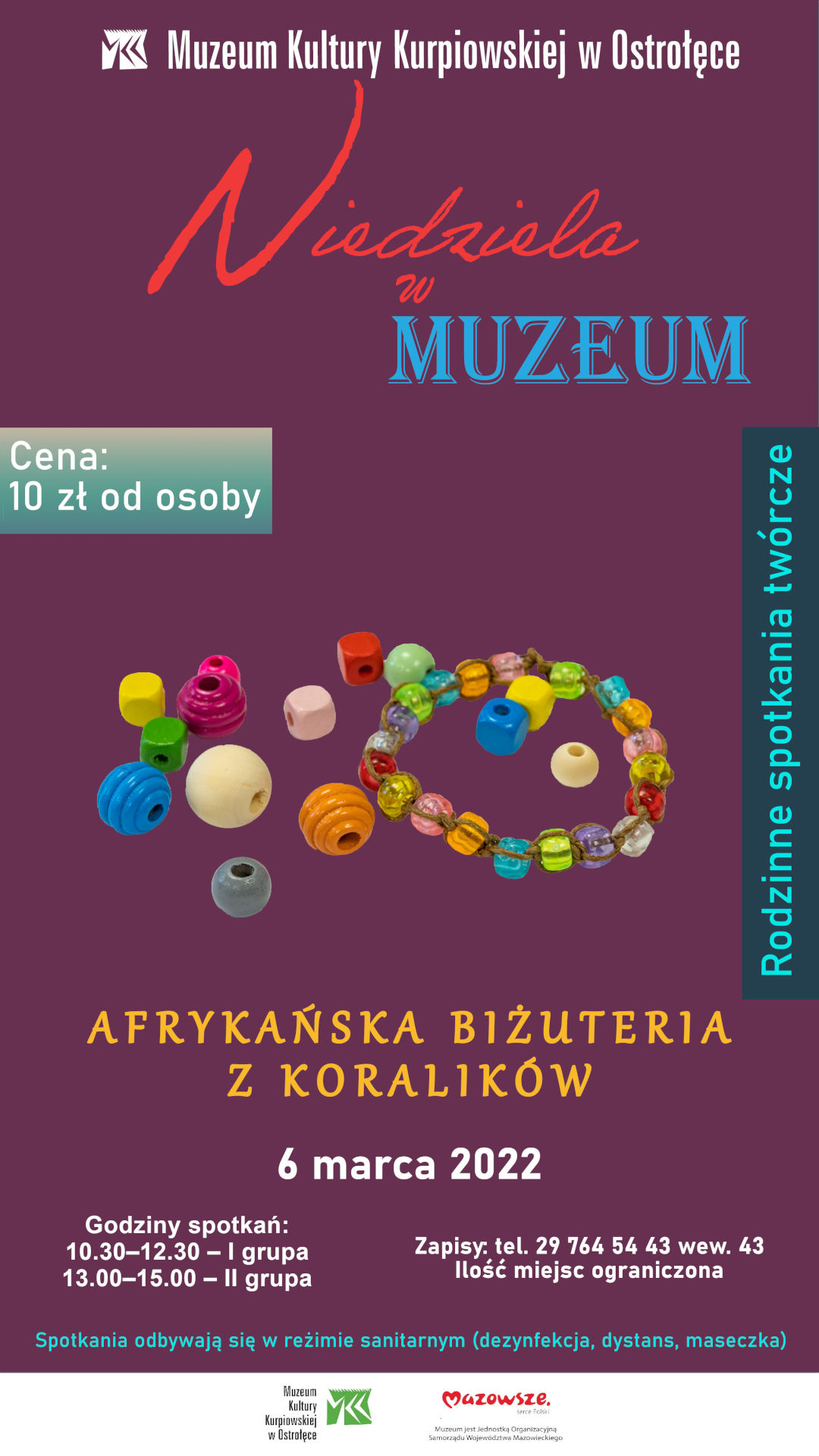 Afrykańska biżuteria z koralików. Zapraszamy na kolejne spotkanie twórcze