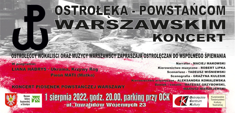 „Ostrołęka – Powstańcom Warszawskim”