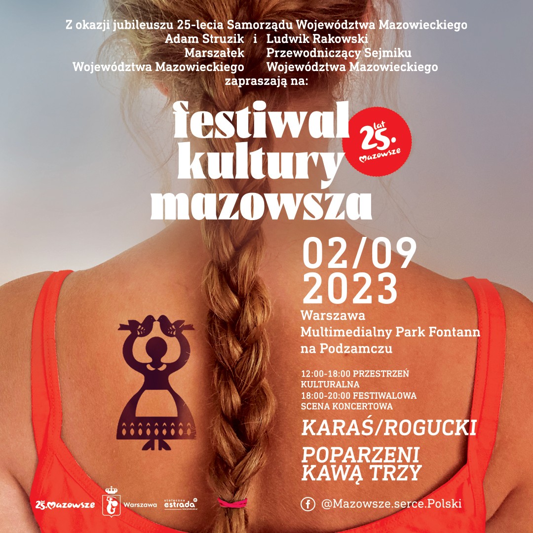 „Festiwal Kultury Mazowsza” na 25-lecie Samorządu Województwa Mazowieckiego