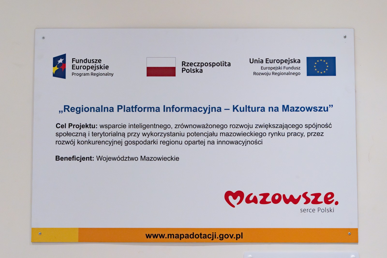 „Regionalna Platforma Informacyjna – Kultura na Mazowszu”