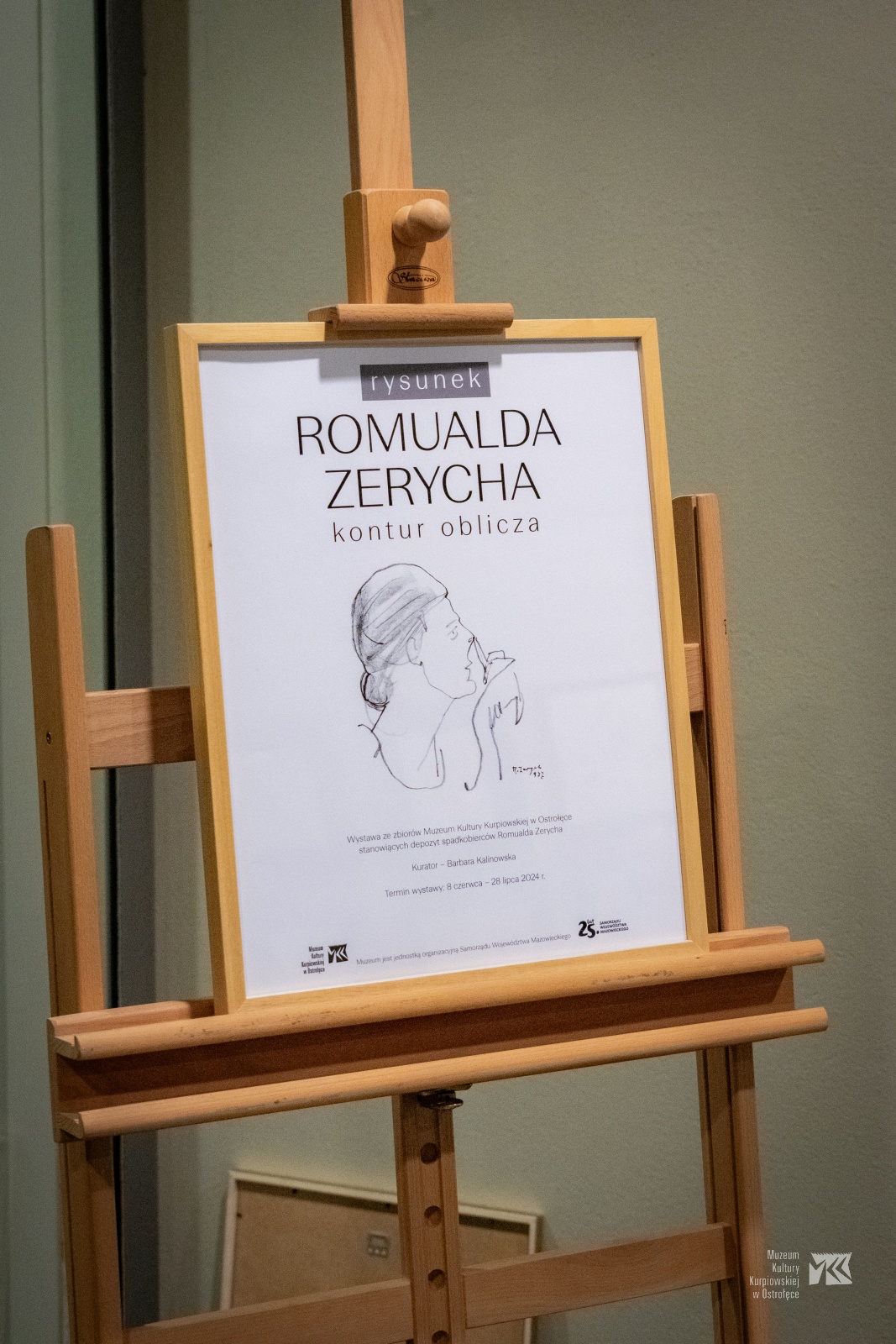 Wystawa pt. „Rysunek Romualda Zerycha. Kontur oblicza” została otwarta