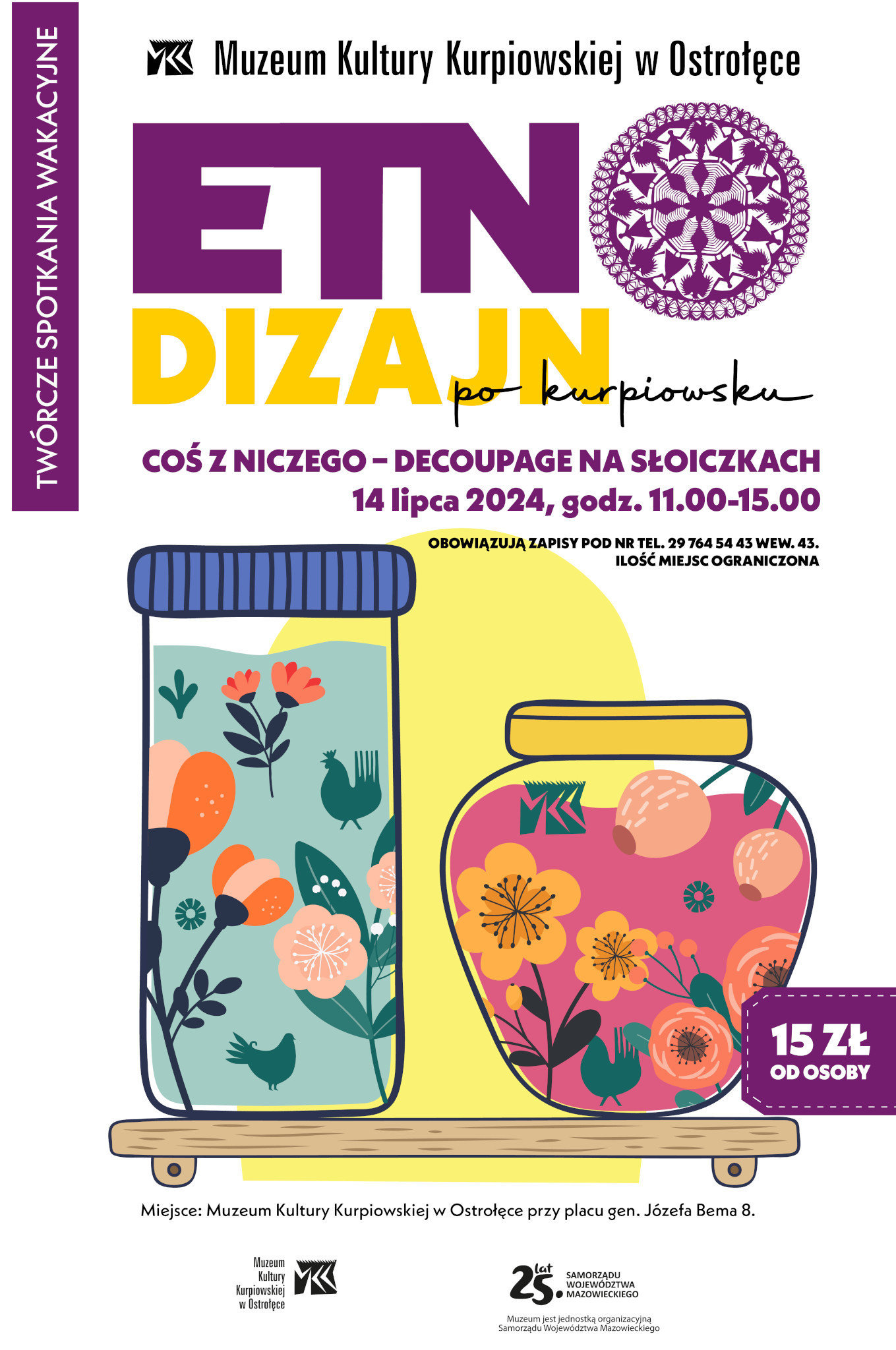 Coś z niczego – decoupage na słoiczkach