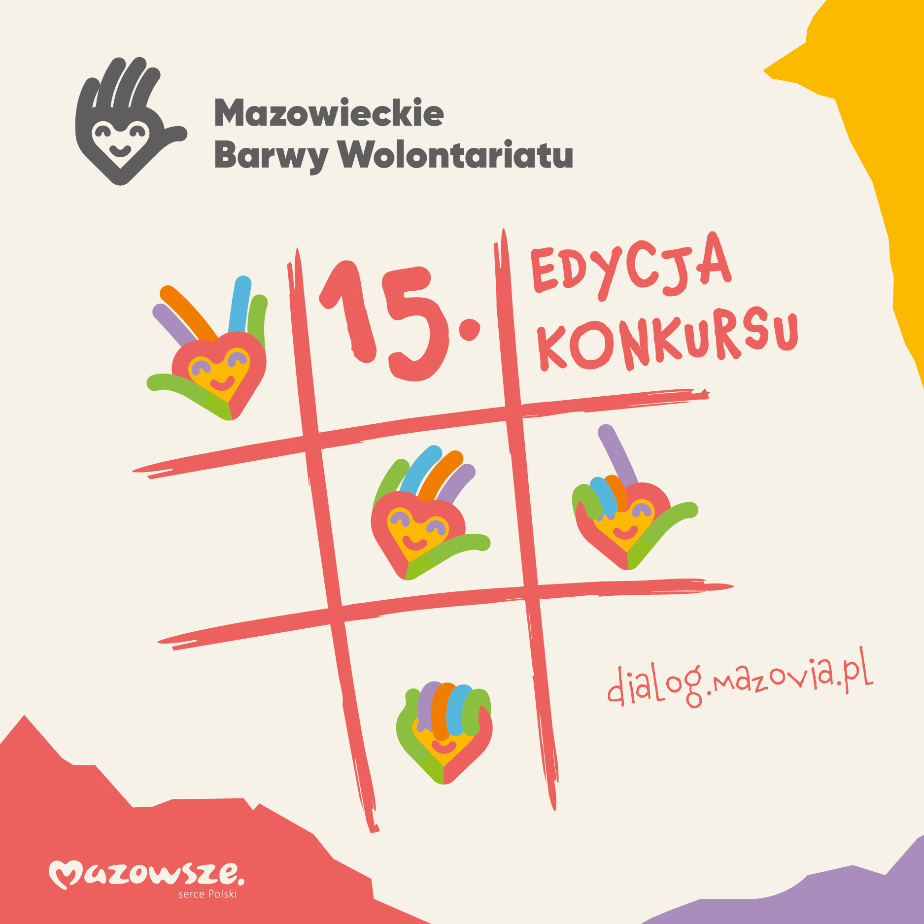 XV edycja konkursu „Mazowieckie Barwy Wolontariatu”