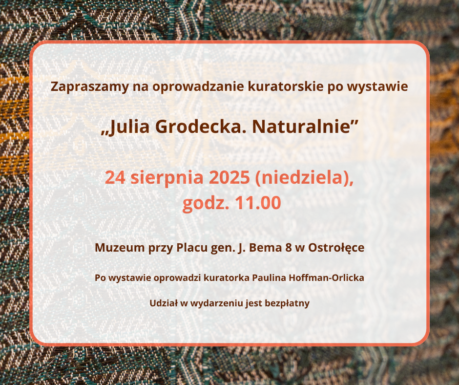 Zaproszenie na oprowadzanie kuratorskie