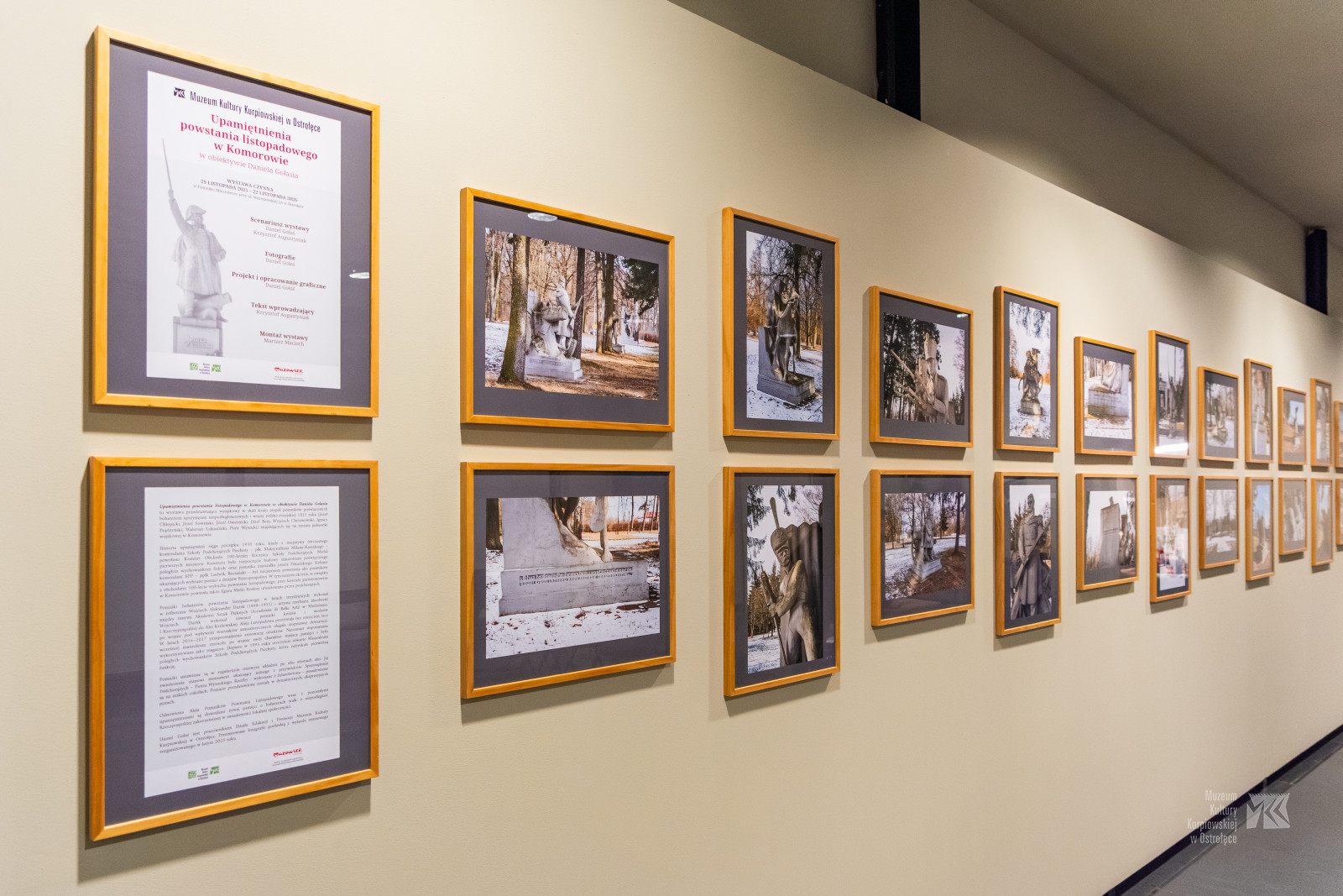 Upamiętnienia powstania listopadowego w&nbsp;Komorowie w&nbsp;obiektywie Daniela Gołasia