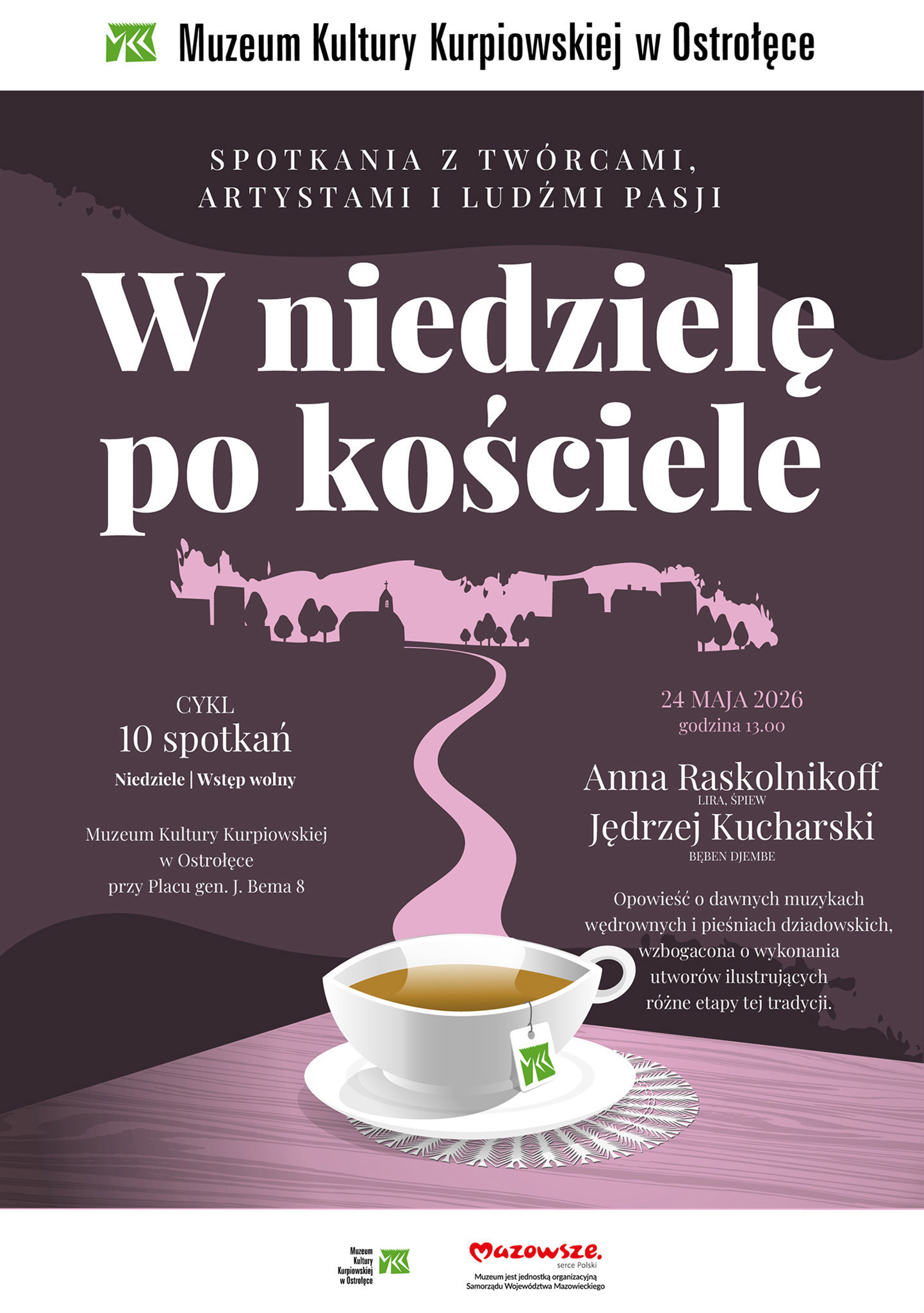 W&nbsp;niedzielę po&nbsp;kościele – spotkanie z&nbsp;Anną Raskolnikoff oraz&nbsp;Jędrzejem Kucharskim