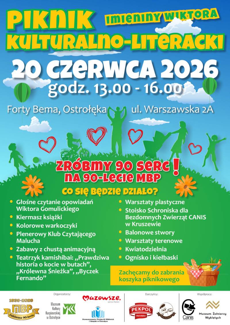 Plakat promujący piknik